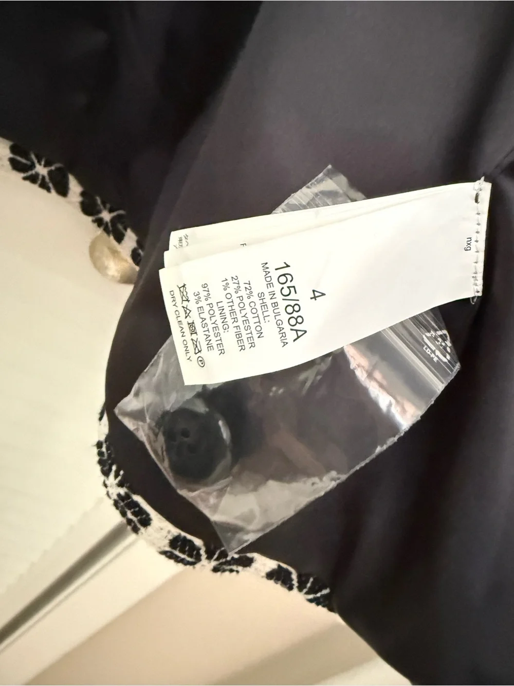 kate spade new york spade flower tweed jacket